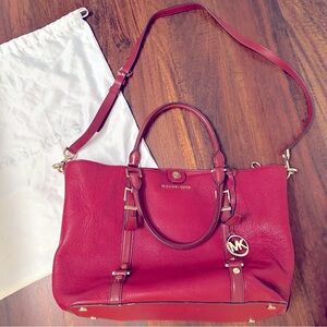 Michael Kors | red large handbag ♥️